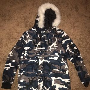 Hooded Fur Jacket